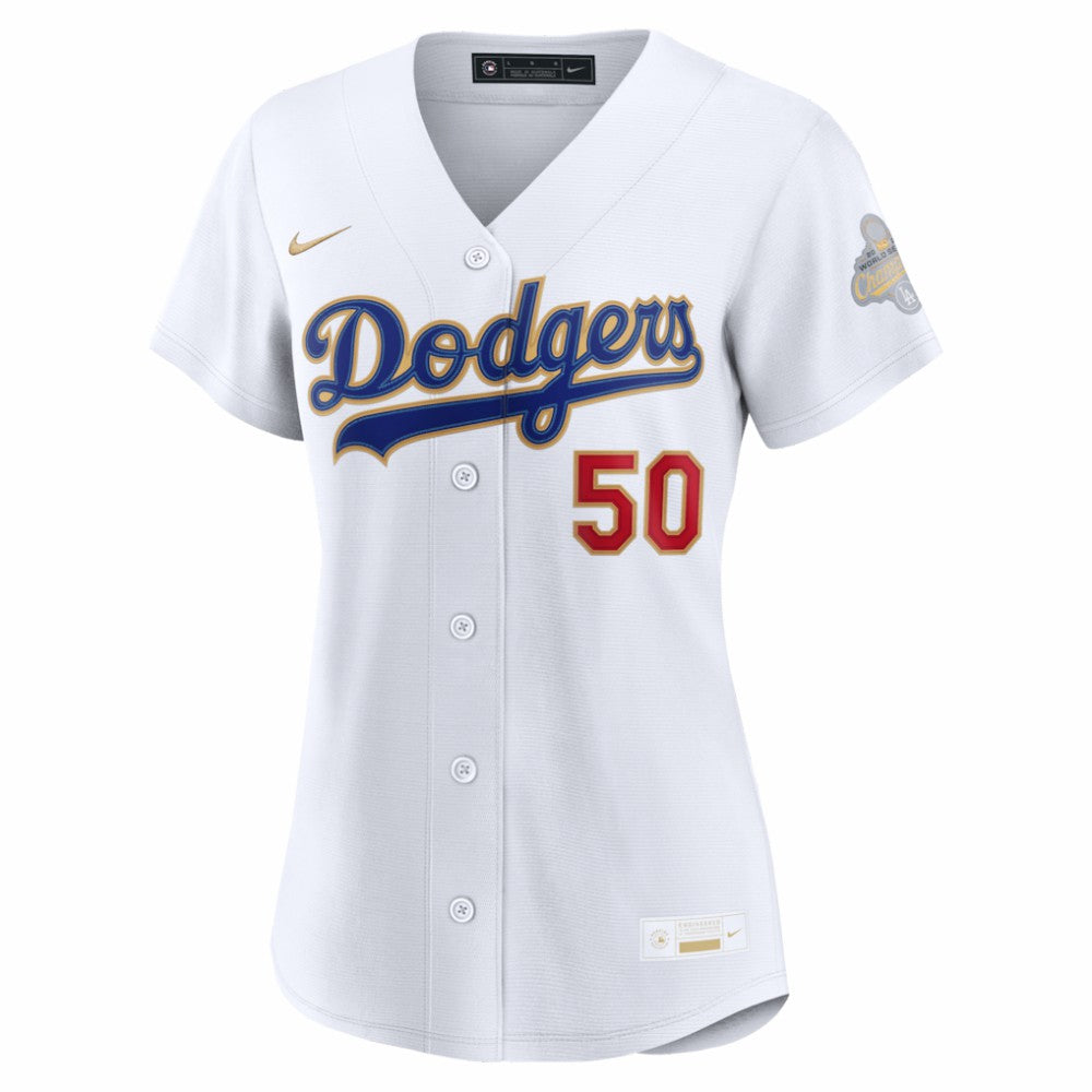 Mookie Betts Los Angeles Dodgers Nike Women's 2026 Gold Collection Stadium Jersey - MLB Jerseys