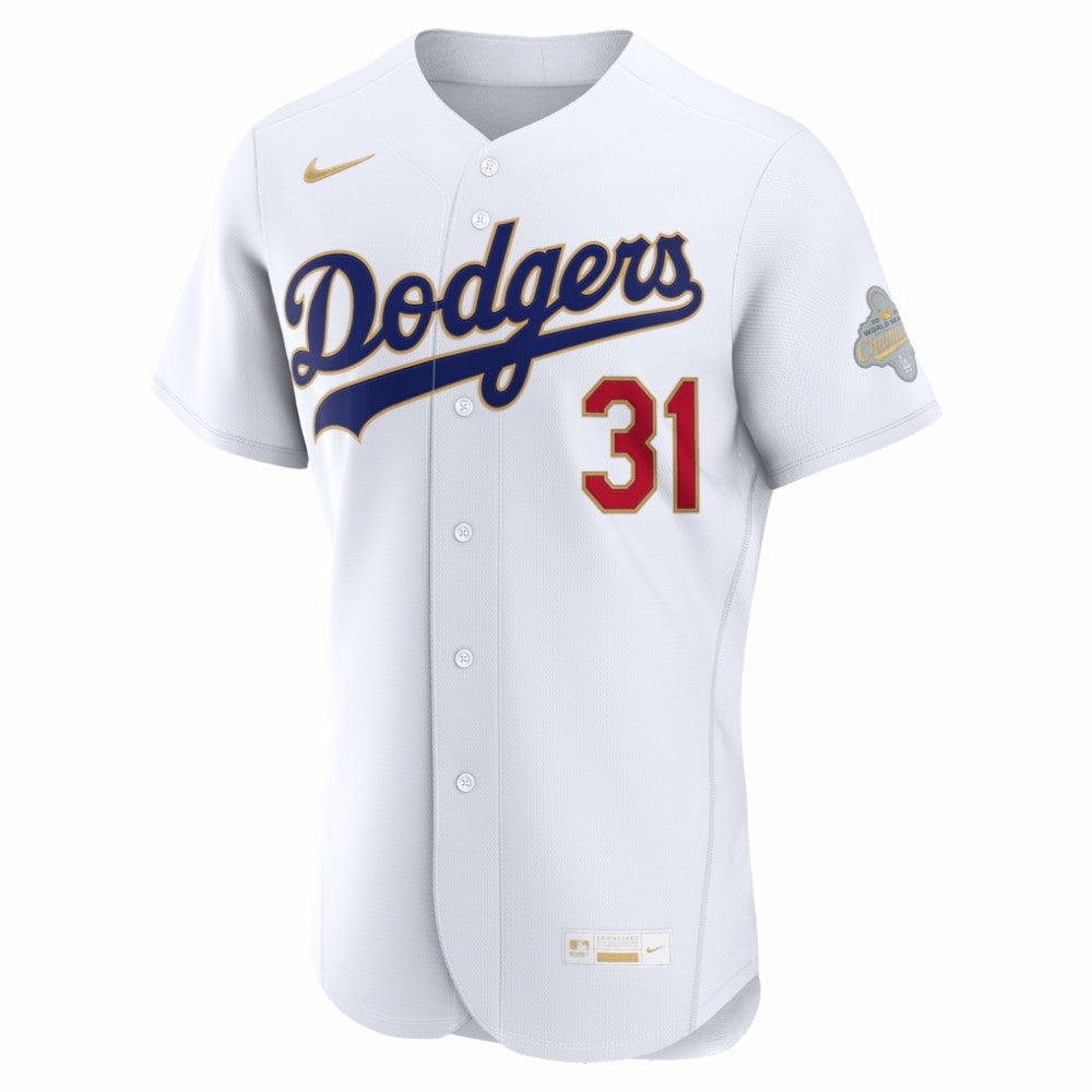 Tyler Glasnow Los Angeles Dodgers Nike 2026 Gold Collection Authentic Jersey - MLB Jerseys