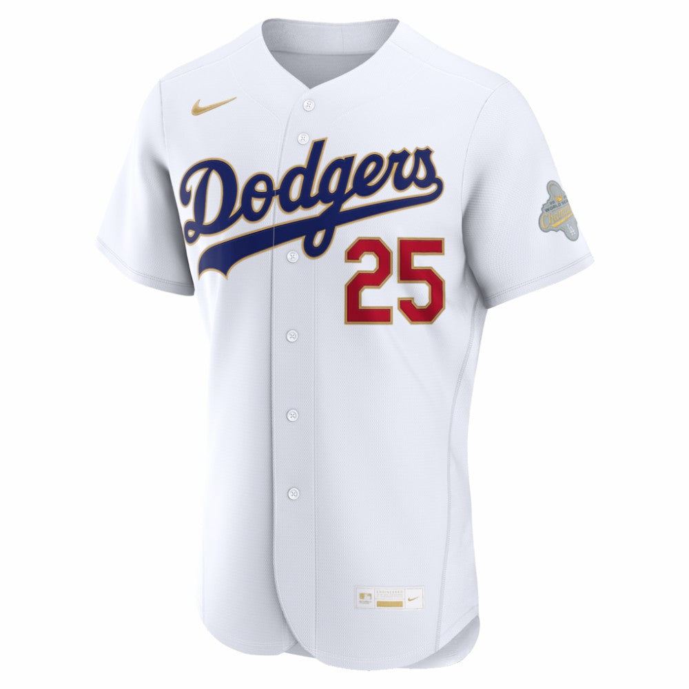Tommy Edman Los Angeles Dodgers Nike 2026 Gold Collection Authentic Jersey - MLB Jerseys