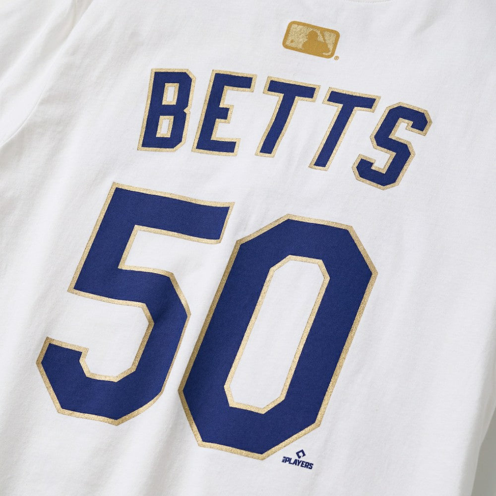 Mookie Betts Los Angeles Dodgers Nike 2026 Gold Collection Name & Number T-Shirt - MLB T-shirts