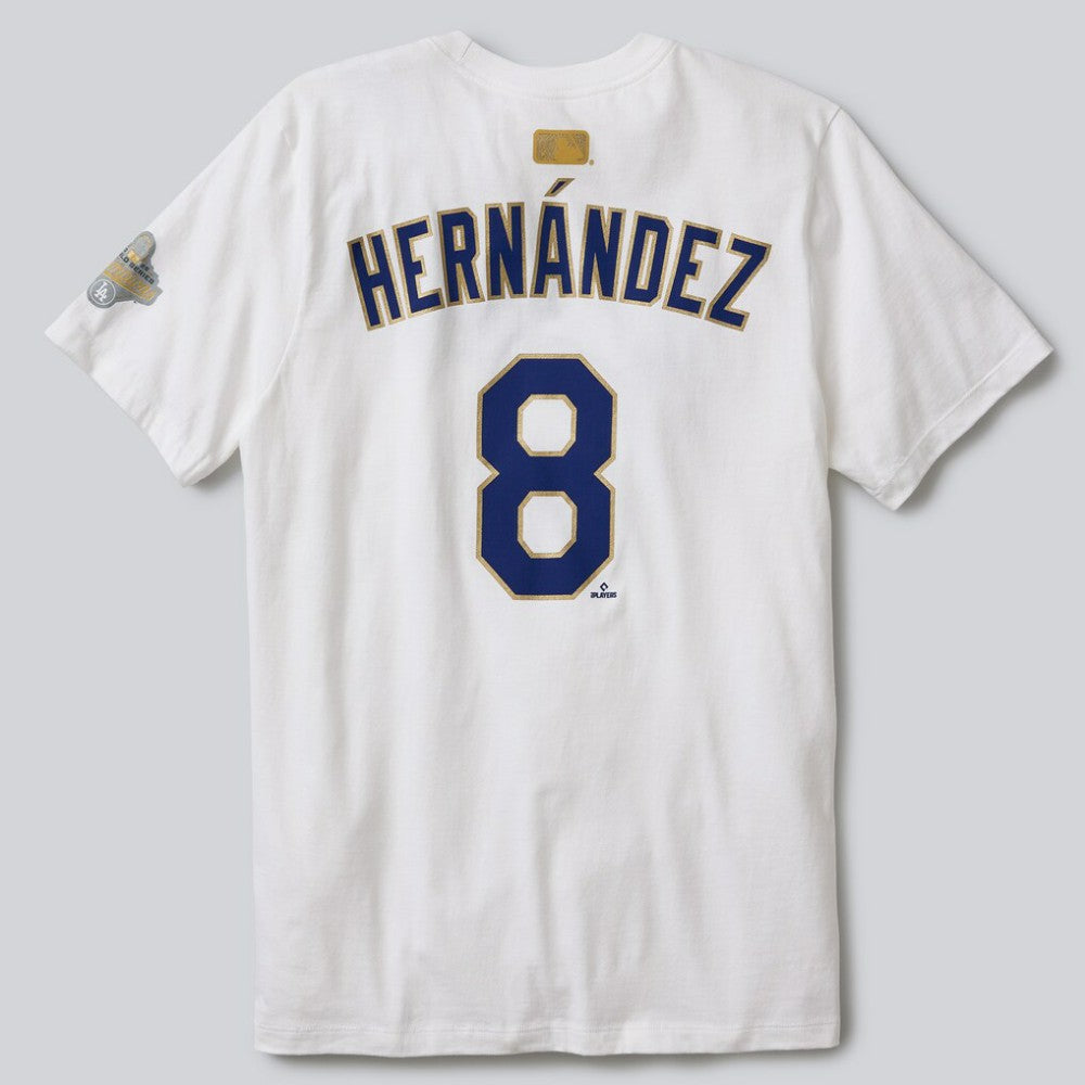 Enrique Hernández Los Angeles Dodgers Nike 2026 Gold Collection Name & Number T-Shirt - MLB T-shirts