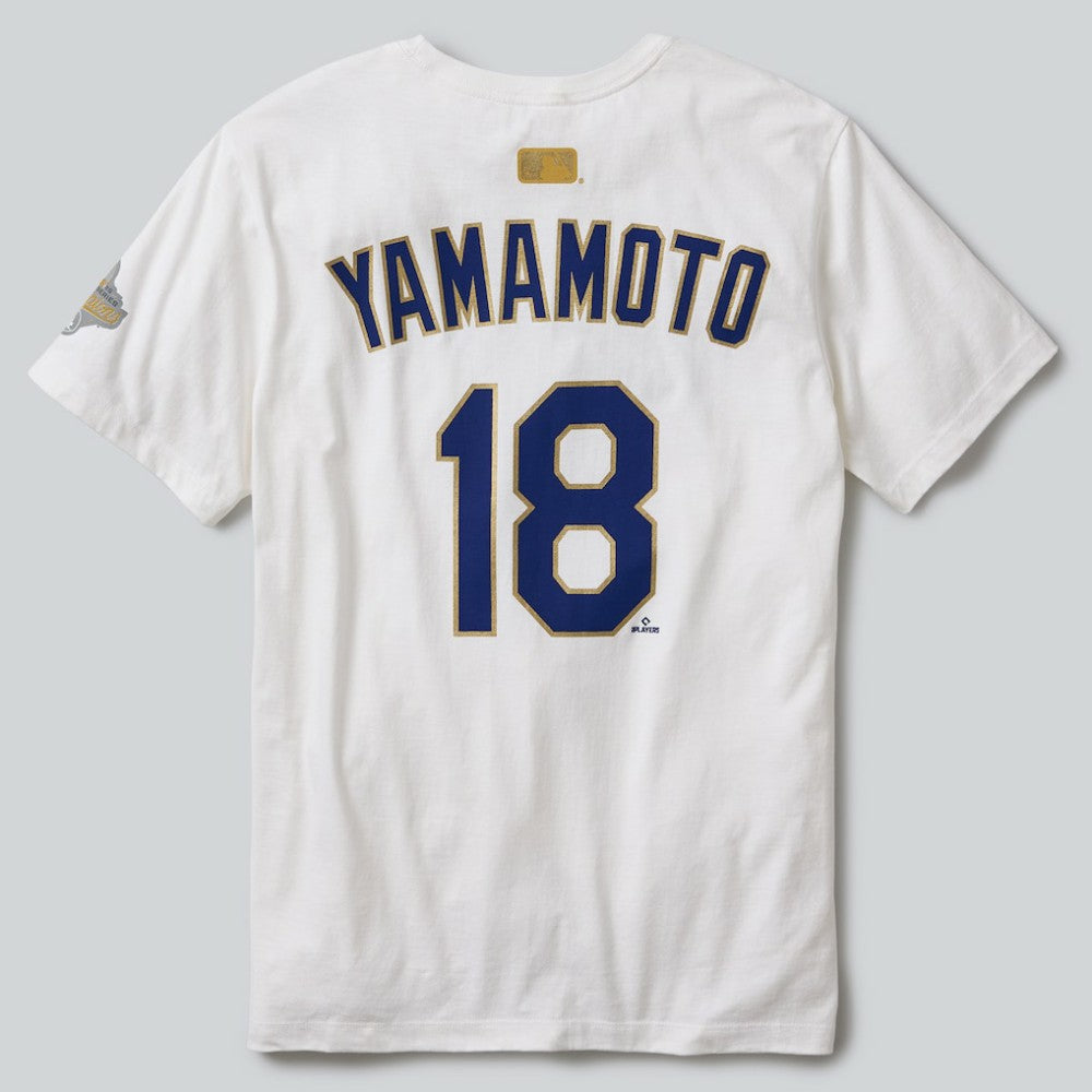 Yoshinobu Yamamoto Los Angeles Dodgers Nike 2026 Gold Collection Name & Number T-Shirt - MLB T-shirts