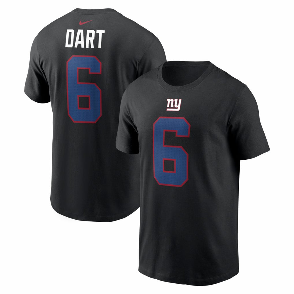 New York Giants Jaxson Dart  Name & Number T-Shirt | NFL On sale