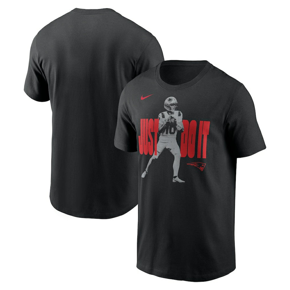 New England Patriots Drake Maye  Just Do It T-Shirt | NFL Near me
