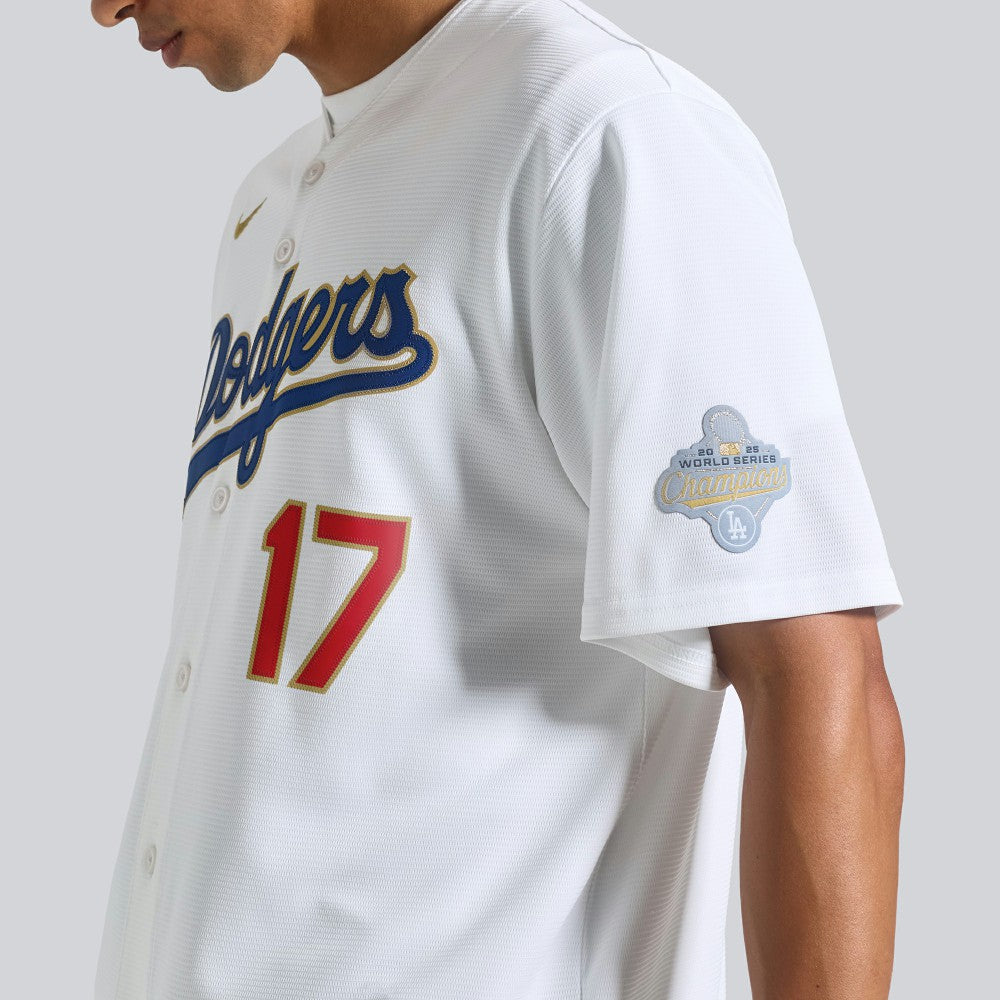 Shohei Ohtani Los Angeles Dodgers Nike 2026 Gold Collection Kanji Stadium Jersey - MLB Jerseys