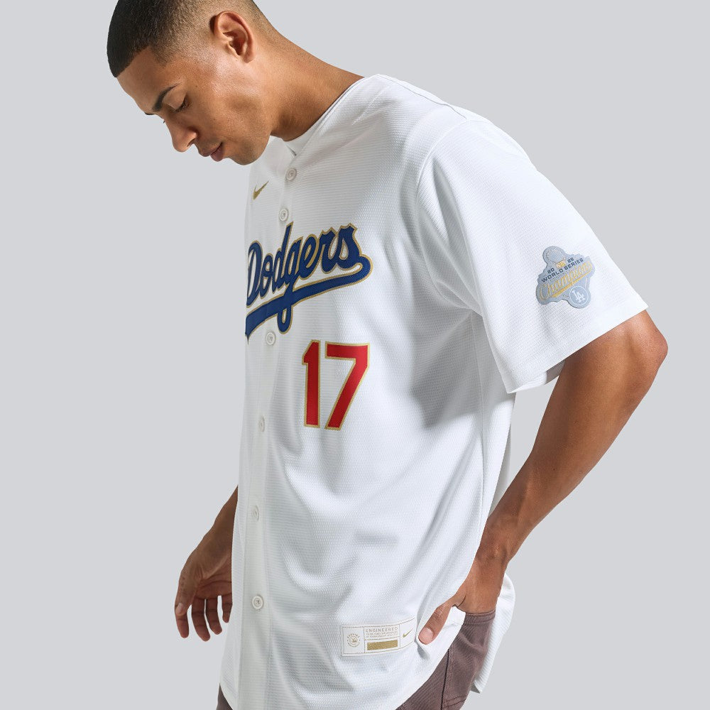 Shohei Ohtani Los Angeles Dodgers Nike 2026 Gold Collection Kanji Stadium Jersey - MLB Jerseys