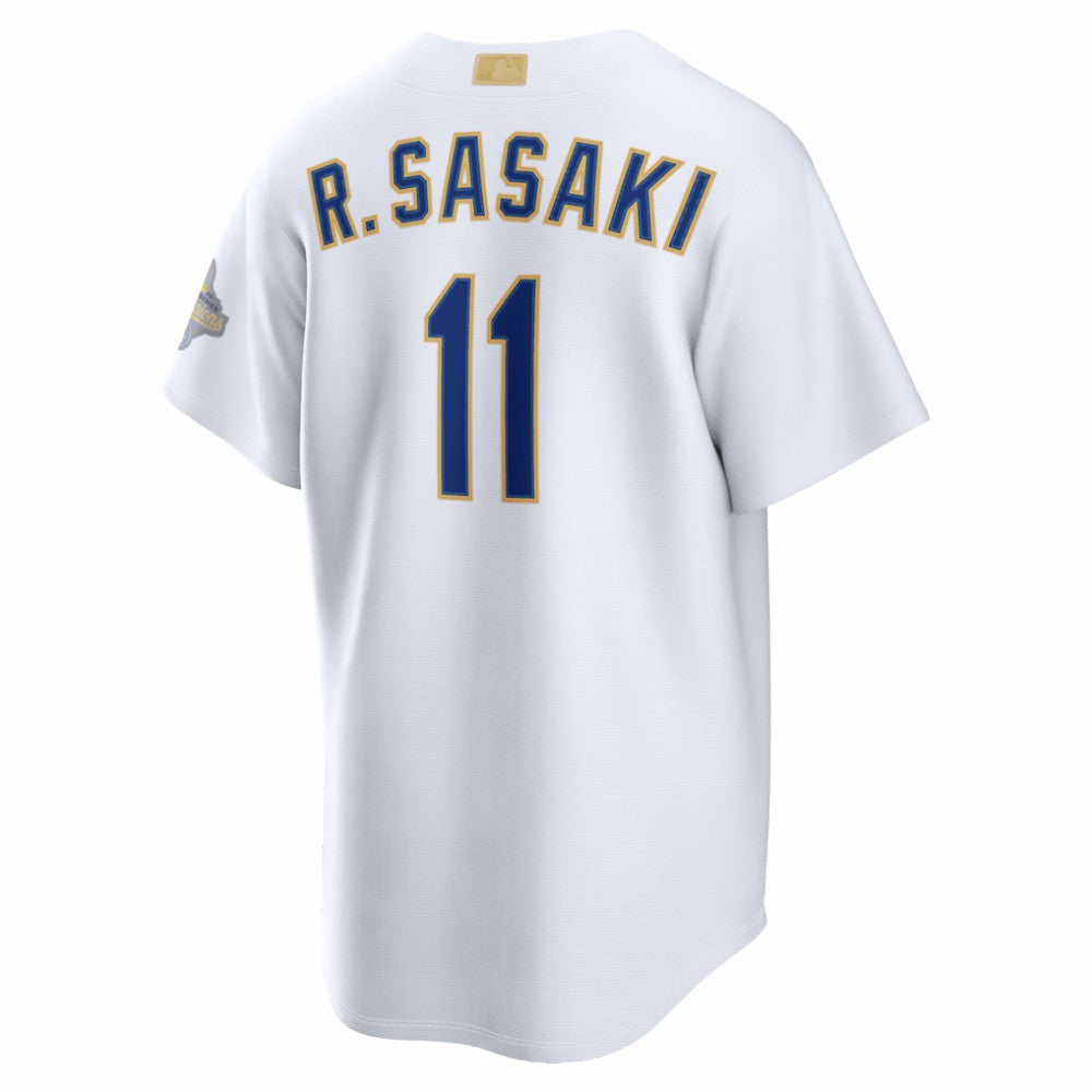 Roki Sasaki Los Angeles Dodgers Nike 2026 Gold Collection Stadium Jersey - MLB Jerseys