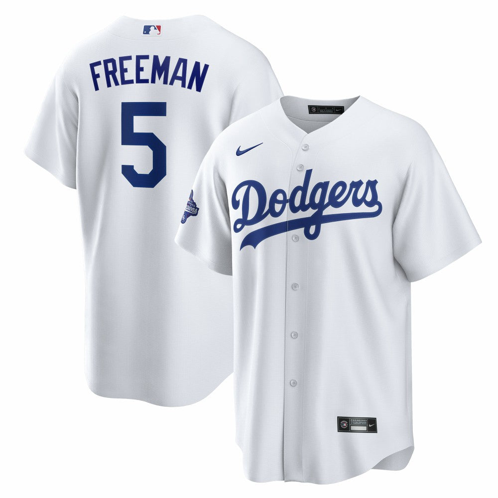 Freddie Freeman Los Angeles Dodgers Nike Home 2025 World Series Champions Replica Jersey - MLB Jerseys