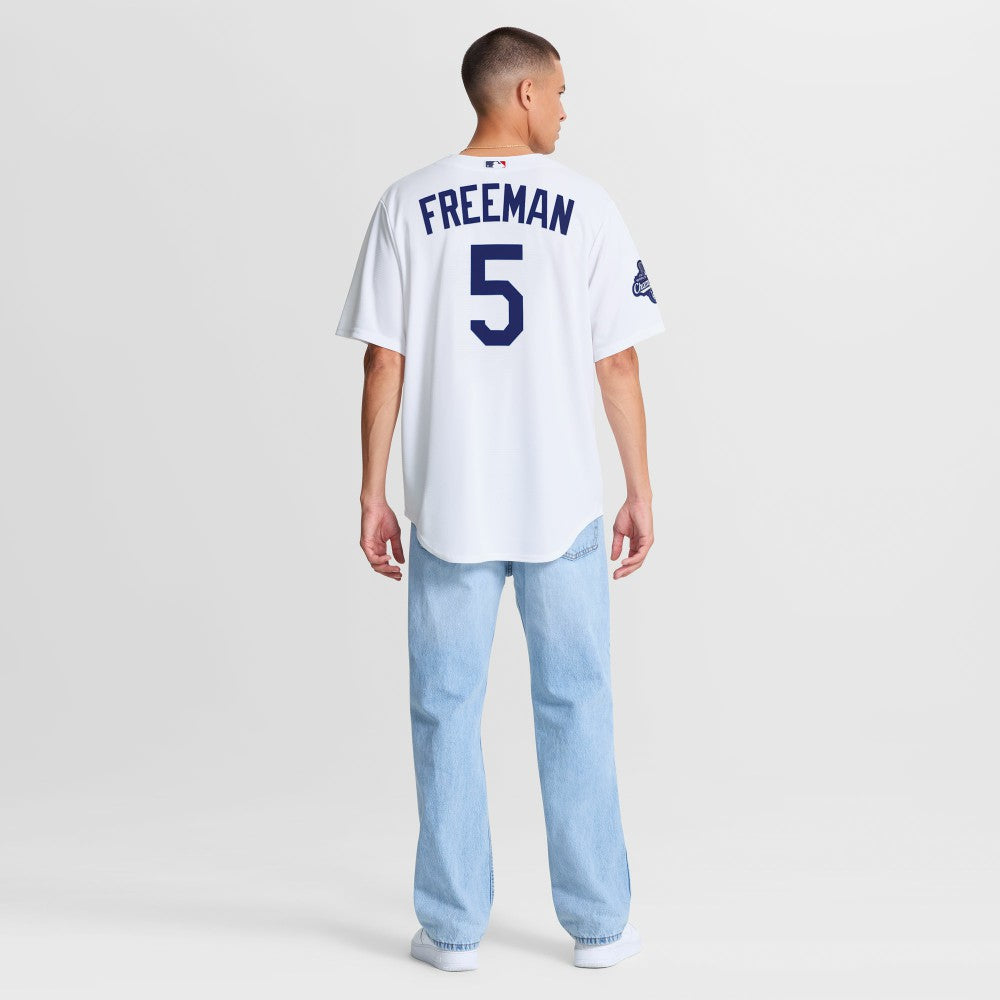 Freddie Freeman Los Angeles Dodgers Nike Home 2025 World Series Champions Replica Jersey - MLB Jerseys