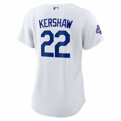 Clayton Kershaw Los Angeles Dodgers Nike Women's Home 2025 World Series Champions Replica Jersey - MLB Jerseys