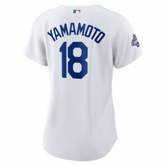 Yoshinobu Yamamoto Los Angeles Dodgers Nike Women's 2025 World Series Champions Home Replica Jersey - MLB Jerseys