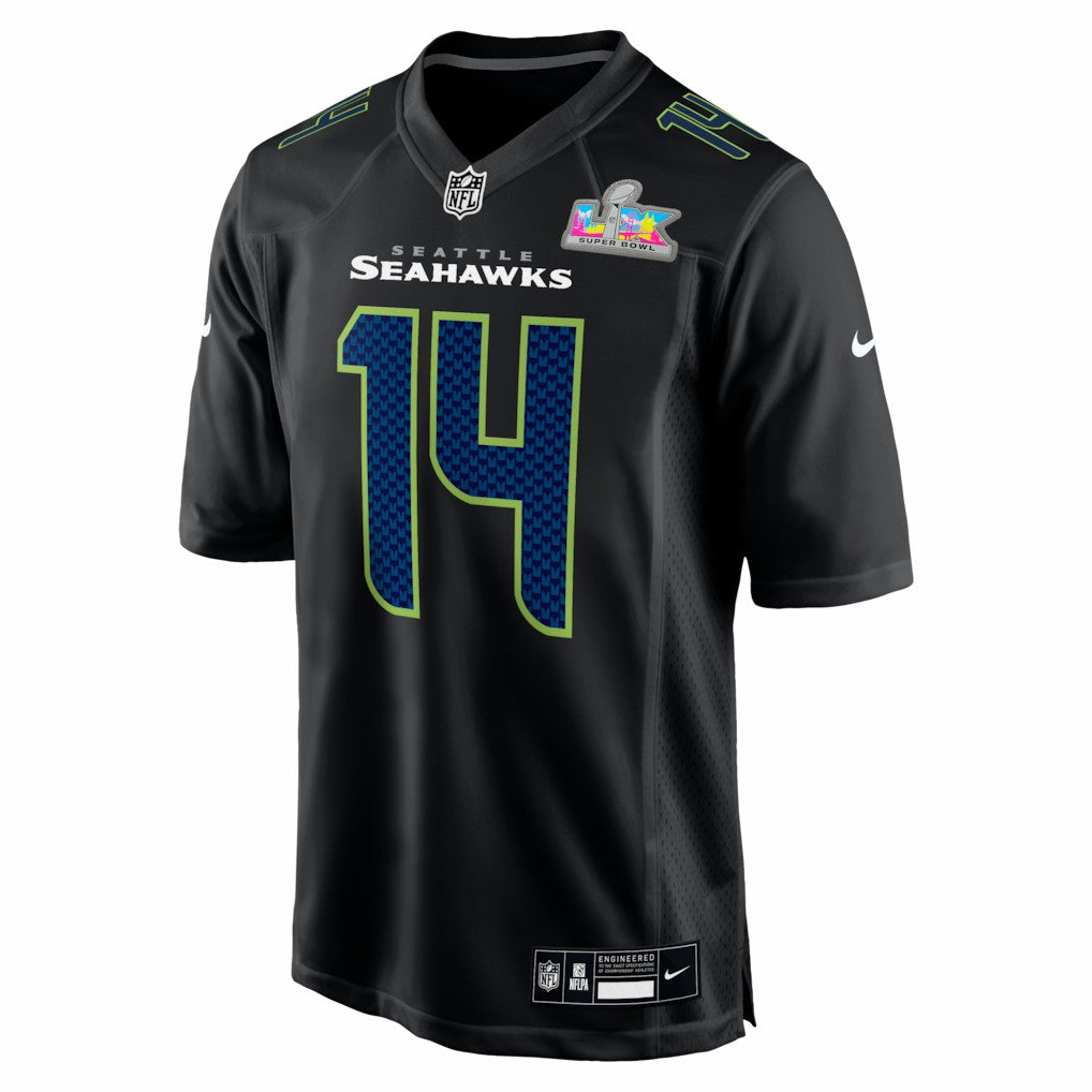 Seattle Seahawks Sam Darnold  Super Bowl LX Patch Carbon Fashion Game Jersey | NFL Outlet