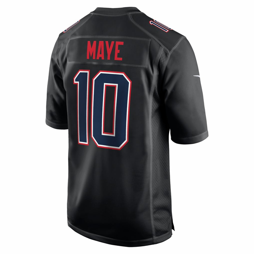 New England Patriots Drake Maye  Super Bowl LX Patch Carbon Fashion Game Jersey | NFL Outlet