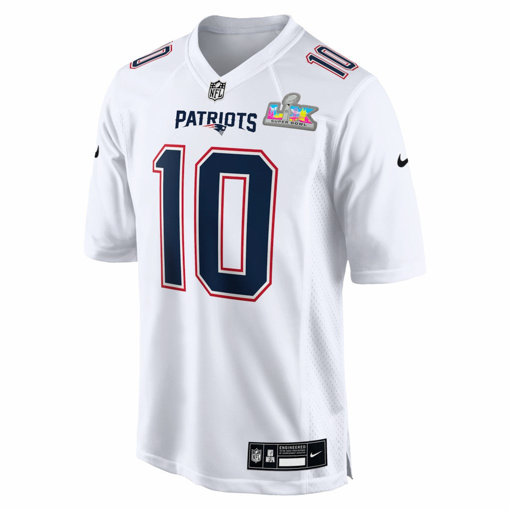 New England Patriots Drake Maye  Super Bowl LX Patch Tundra Fashion Game Jersey | NFL New