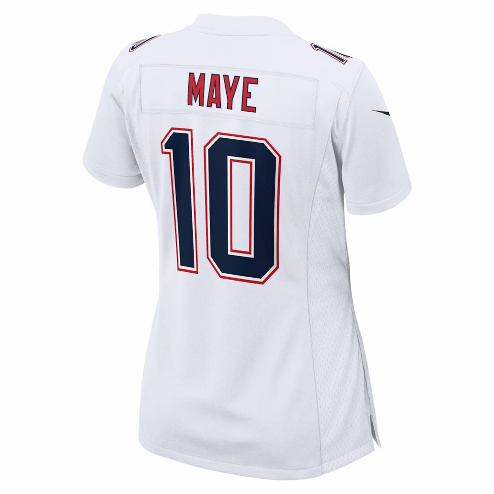 New England Patriots Drake Maye  Women's Super Bowl LX Patch Tundra Fashion Game Jersey | NFL Hot