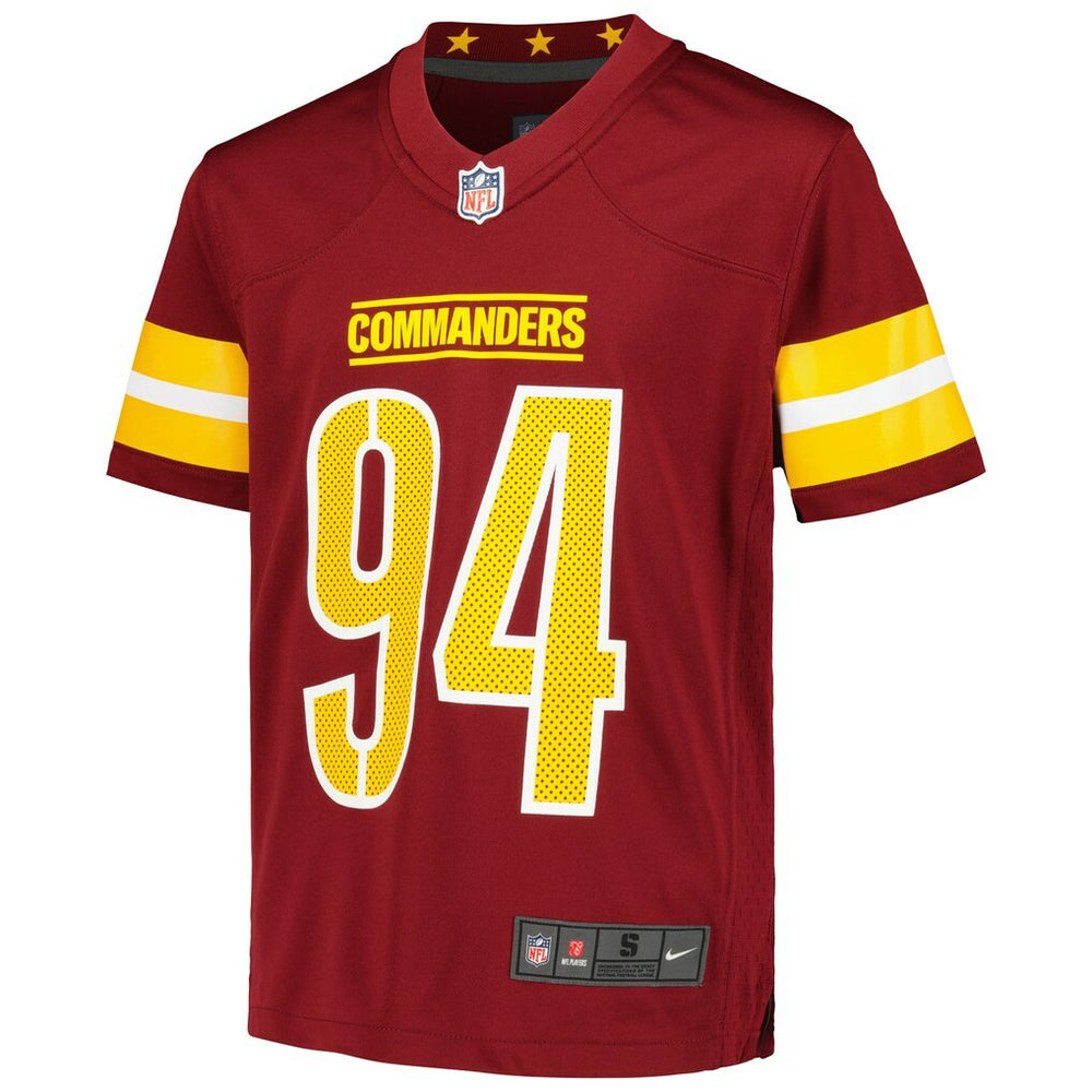 Washington Commanders Daron Payne  Youth Game Jersey | NFL Outlet
