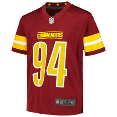 Washington Commanders Daron Payne  Youth Game Jersey | NFL Outlet