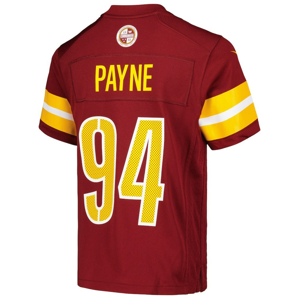 Washington Commanders Daron Payne  Youth Game Jersey | NFL Outlet
