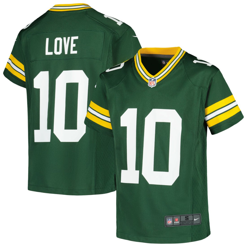 Green Bay Packers Jordan Love  Youth Game Jersey | NFL Online