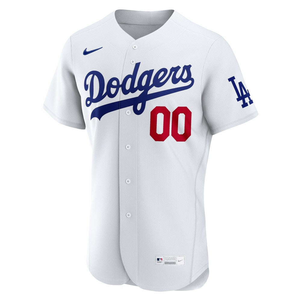 Los Angeles Dodgers Nike Home Authentic Custom Jersey - MLB Jerseys