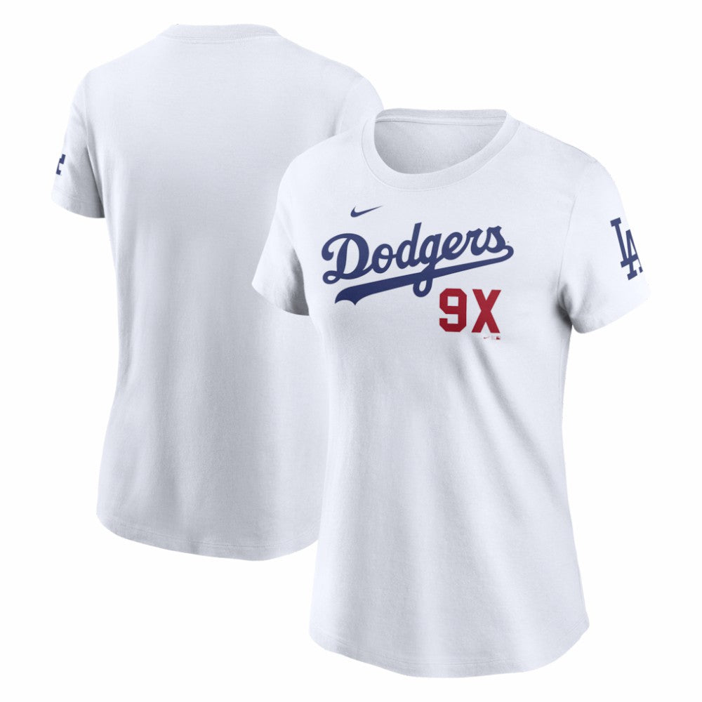Los Angeles Dodgers Nike Women's 9X Champions T-Shirt - MLB T-shirts