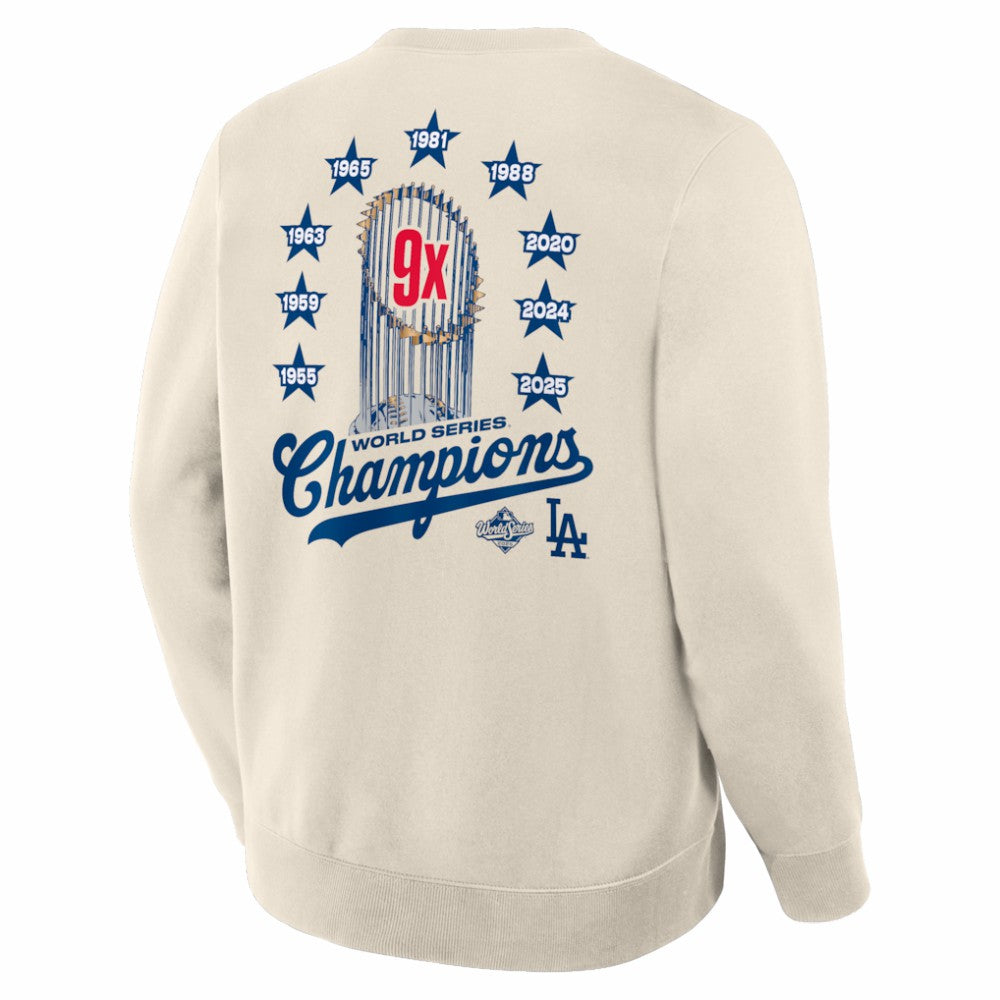 Los Angeles Dodgers Fanatics 9x Champs Crewneck Sweatshirt - MLB Sweatshirts