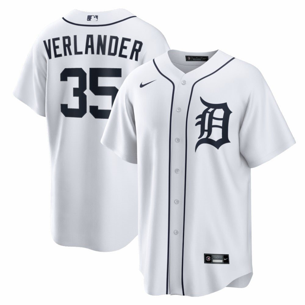 Justin Verlander Detroit Tigers Nike Home Replica Jersey - MLB Jerseys