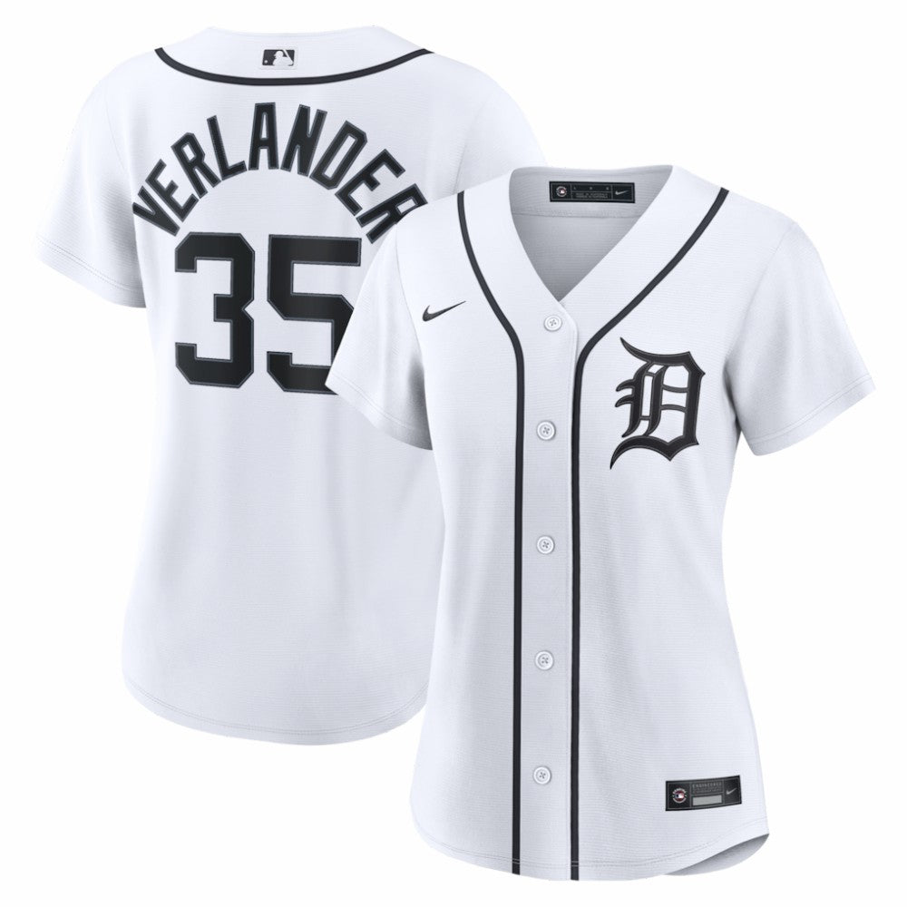 Justin Verlander Detroit Tigers Nike Women's Home Replica Jersey - MLB Jerseys