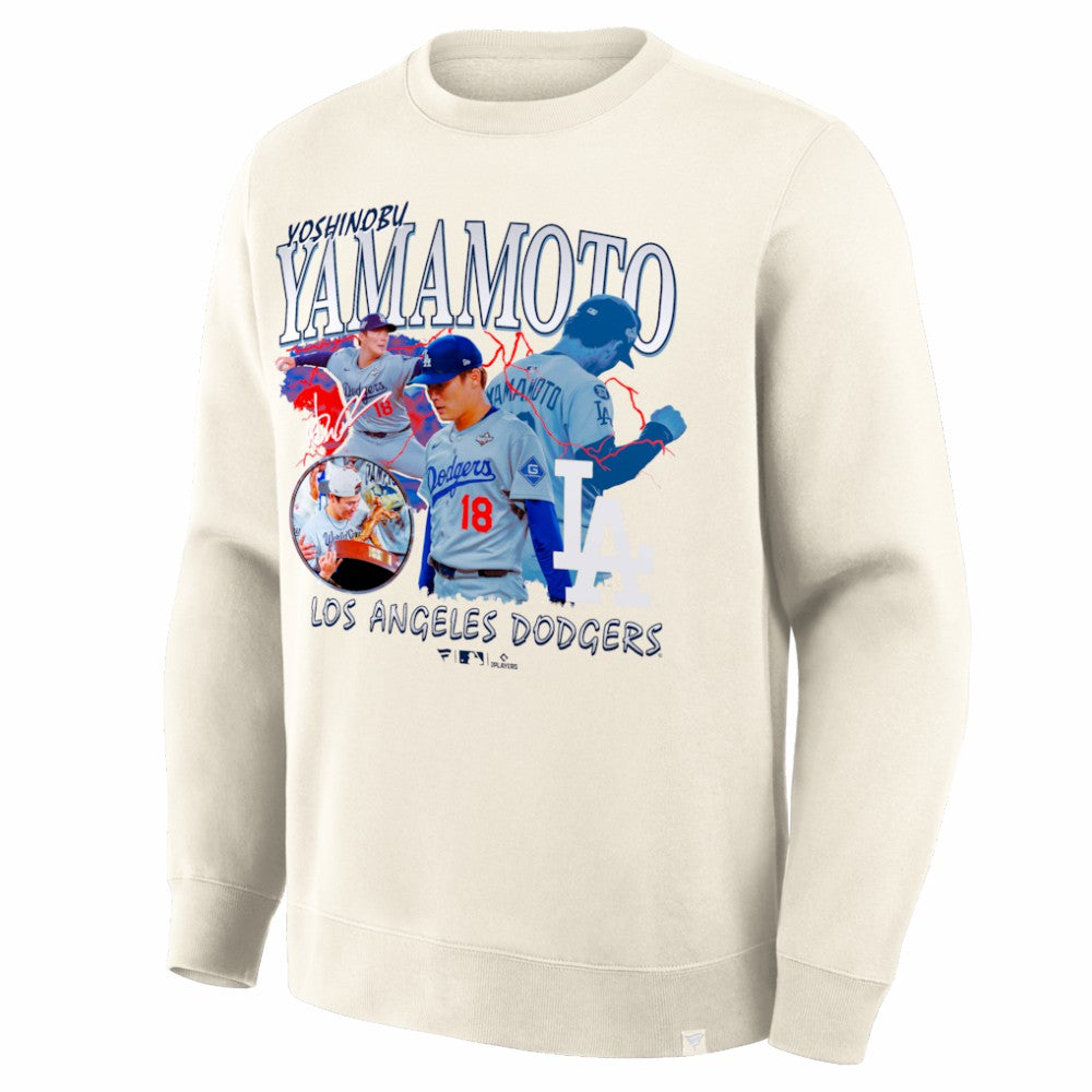 Yoshinobu Yamamoto Los Angeles Dodgers Fanatics Montage Legacy Sweatshirt - MLB Sweatshirts
