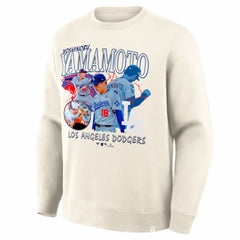 Yoshinobu Yamamoto Los Angeles Dodgers Fanatics Montage Legacy Sweatshirt - MLB Sweatshirts