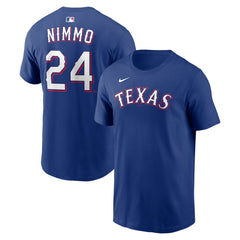 Brandon Nimmo Texas Rangers Nike Home Name & Number T-Shirt - MLB T-shirts