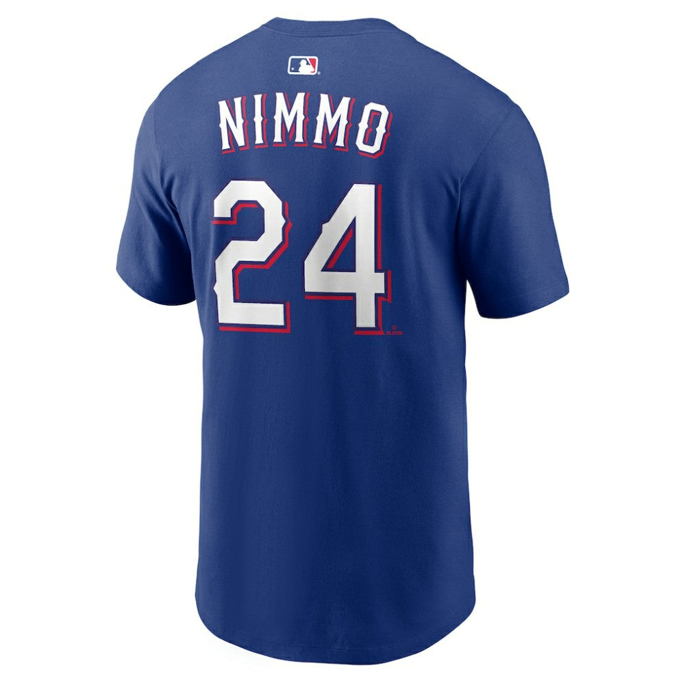 Brandon Nimmo Texas Rangers Nike Home Name & Number T-Shirt - MLB T-shirts
