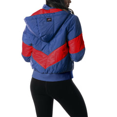 Buffalo Bills The Wild Collective Women's Puffer Full-Zip Hoodie | NFL Discount