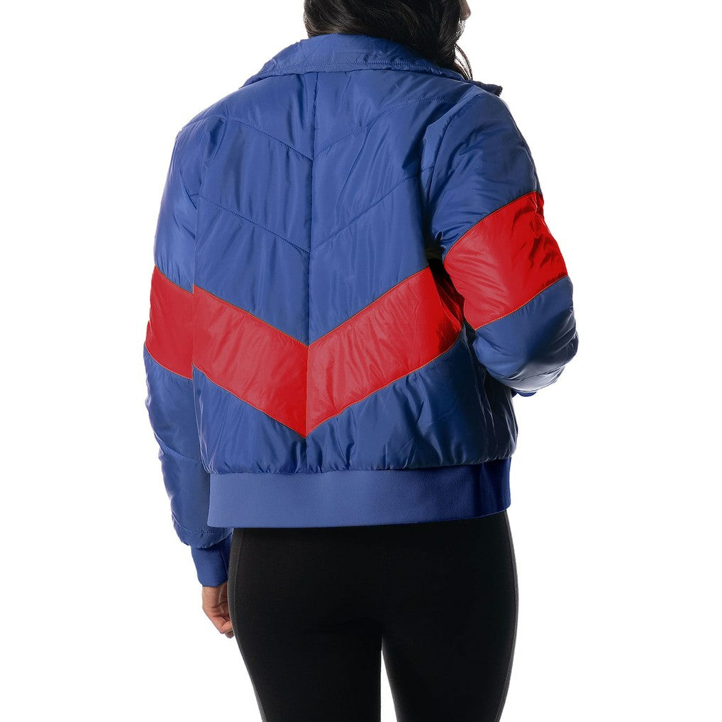 Buffalo Bills The Wild Collective Women's Puffer Full-Zip Hoodie | NFL Discount
