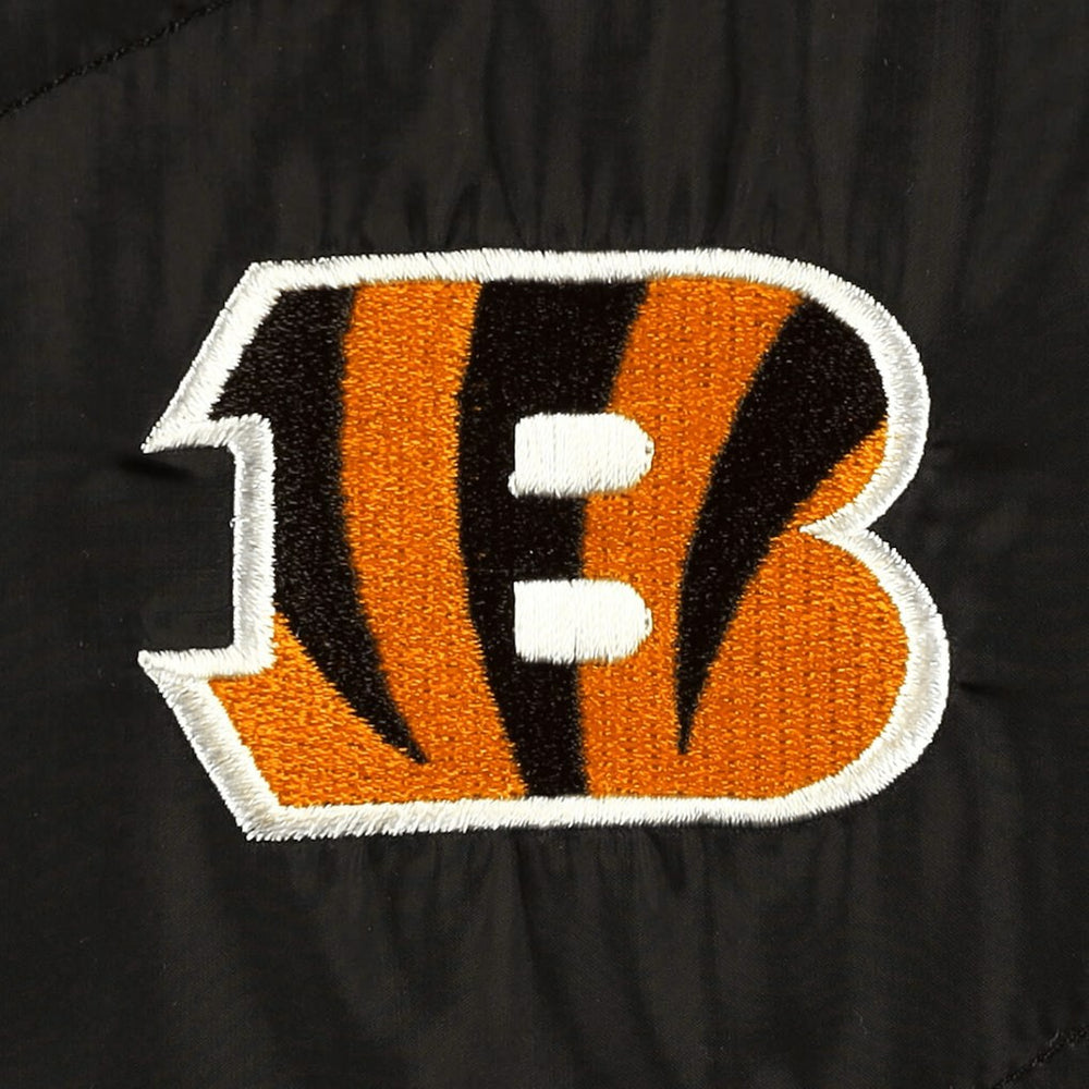 Cincinnati Bengals The Wild Collective Women's Puffer Full-Zip Hoodie | NFL Outlet