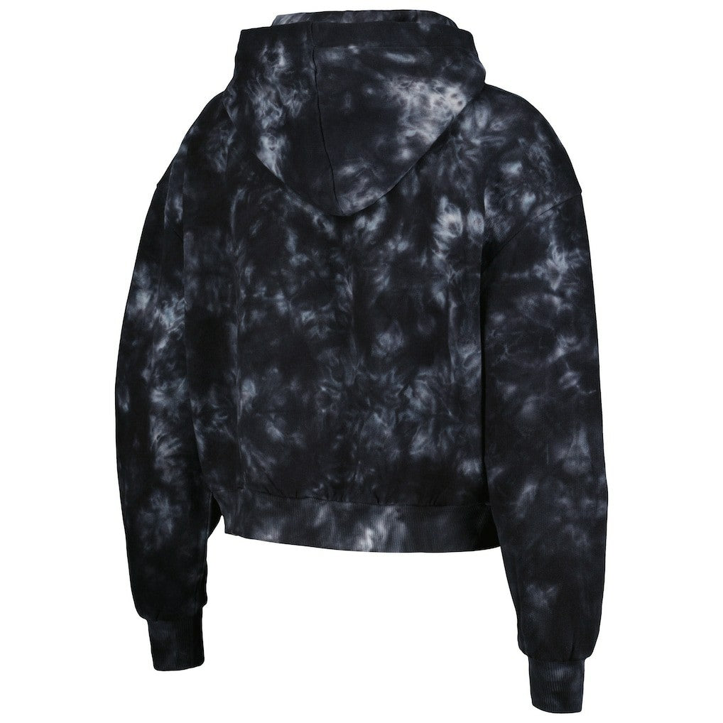 Las Vegas Raiders The Wild Collective Women's Tie-Dye Cropped Pullover Hoodie | NFL Online