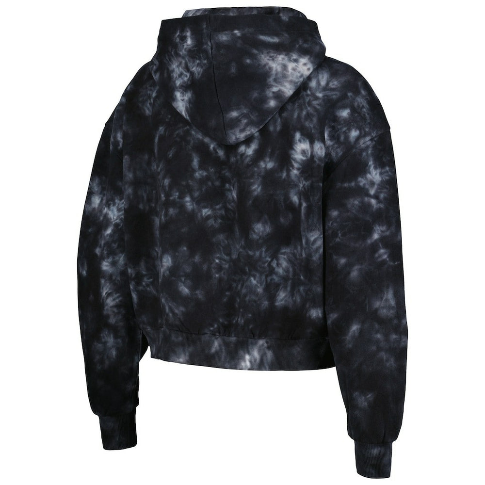 Las Vegas Raiders The Wild Collective Women's Tie-Dye Cropped Pullover Hoodie | NFL Online