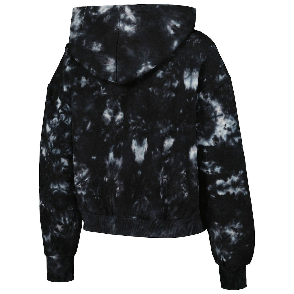 Minnesota Vikings The Wild Collective Women's Tie-Dye Cropped Pullover Hoodie | NFL On sale