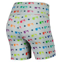 MLB Merchandise Terez Women's TLC Rainbow Shorts - MLB Shorts