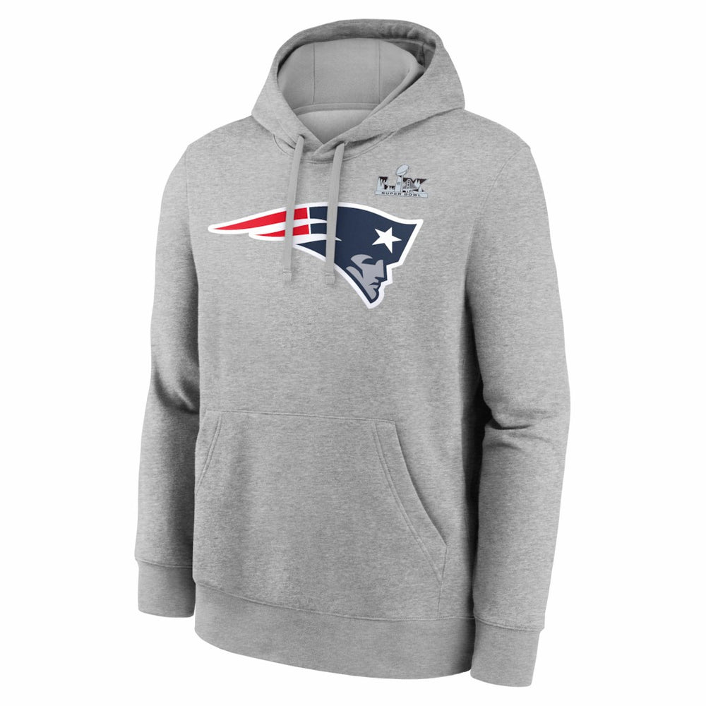 New England Patriots Drake Maye  Super Bowl LX Patch Name & Number Hoodie | NFL Outlet