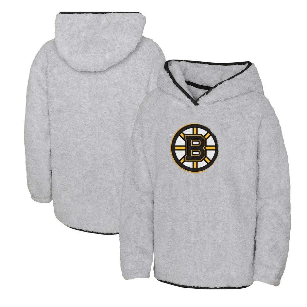 Boston Bruins Girls Youth Ultimate Teddy Fleece Pullover Hoodie -  NHL Hoodies