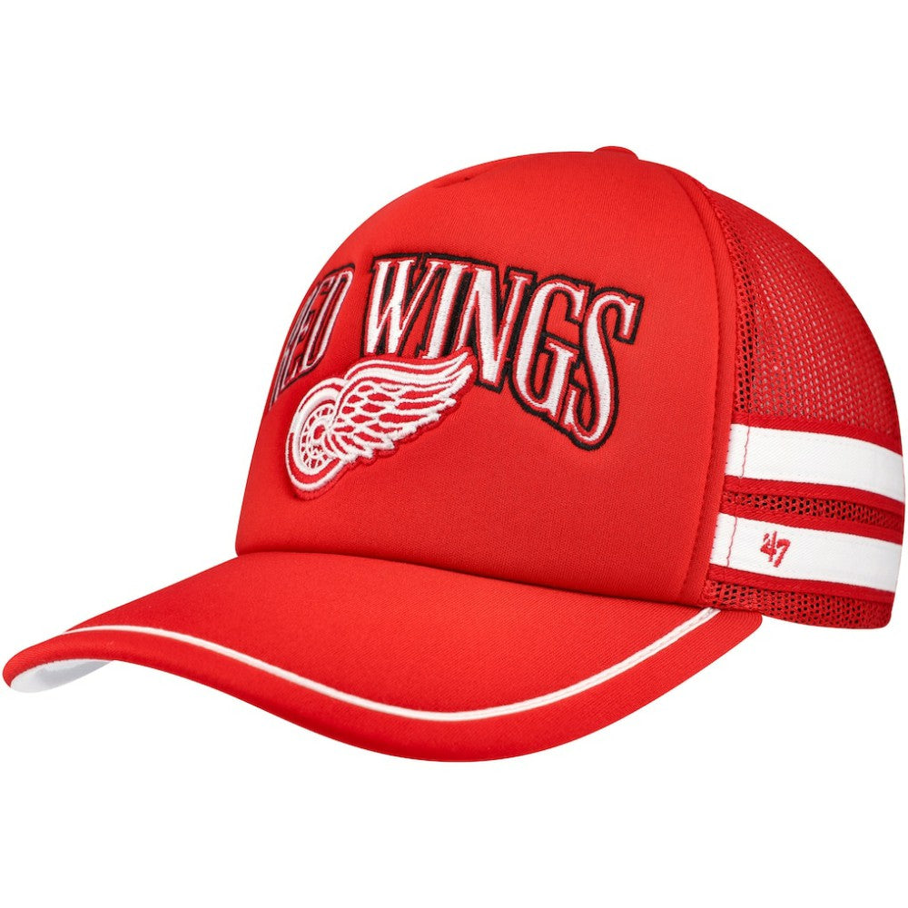 Detroit Red Wings '47 Sideband Stripes Trucker Snapback Hat -  NHL Hats