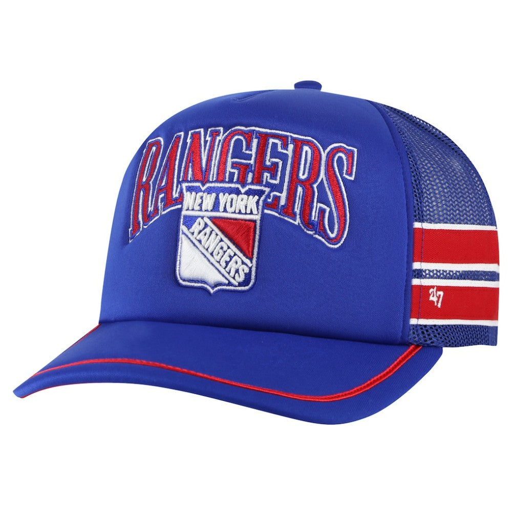 New York Rangers '47 Sideband Stripes Trucker Snapback Hat -  NHL Hats