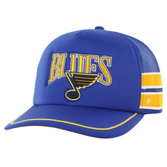 St. Louis Blues '47 Sideband Stripes Trucker Snapback Hat -  NHL Hats
