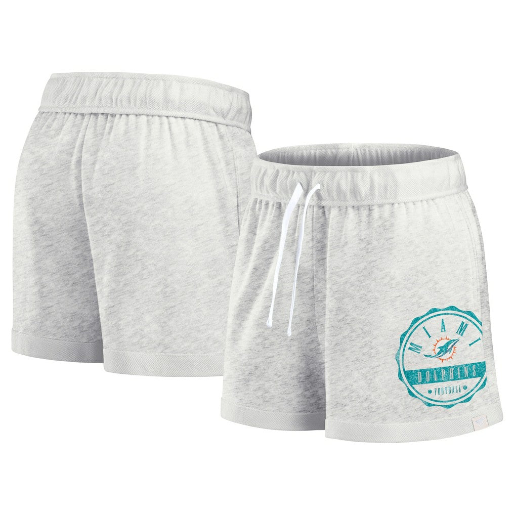 Miami Dolphins Women's Vintage Badge Shorts | NFL Outlet