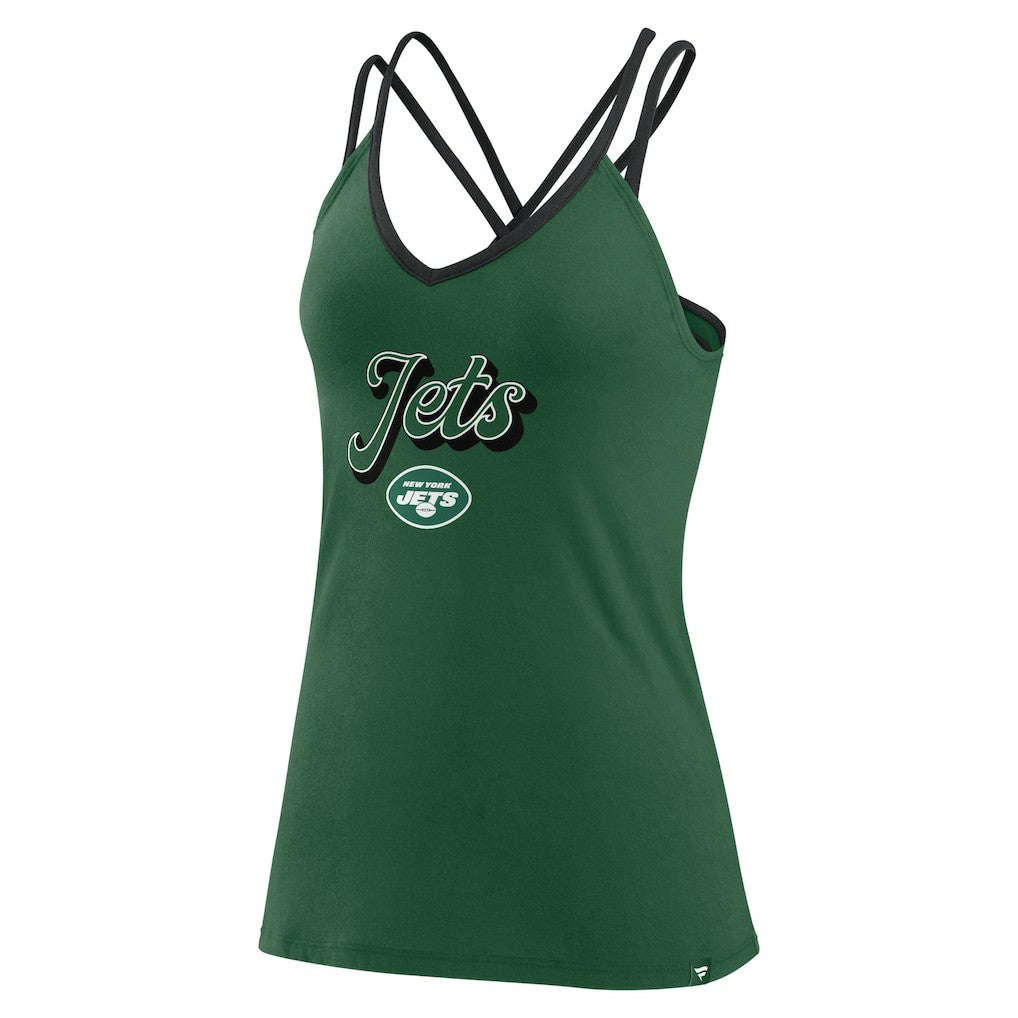 New York Jets Women's Go For It Strappy Crossback Tank Top | NFL On sale