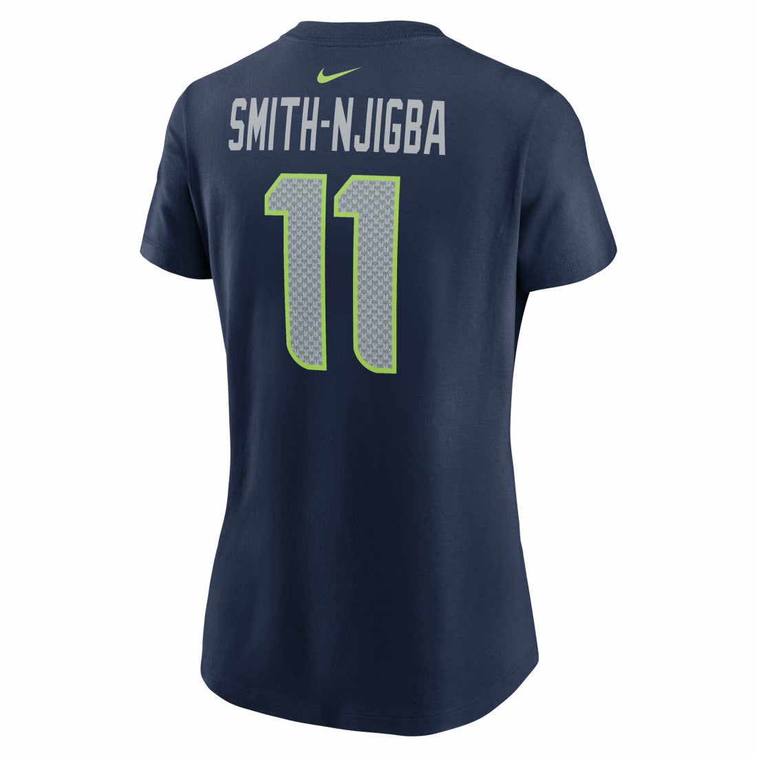 Seattle Seahawks Jaxon Smith-Njigba  Women's Super Bowl LX Patch Name & Number T-Shirt | NFL Outlet