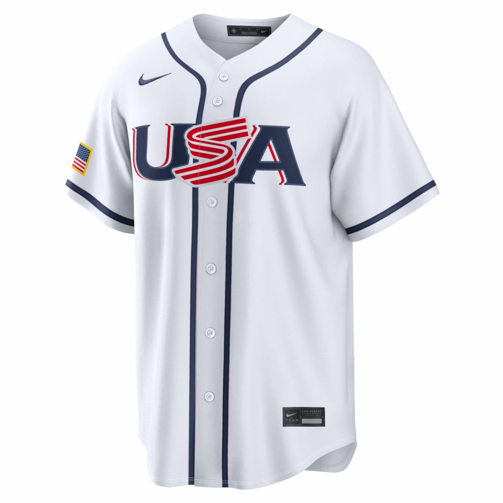 Pete Crow-Armstrong USA Baseball Nike 2026 World Baseball Classic Home Stadium Jersey - MLB Jerseys