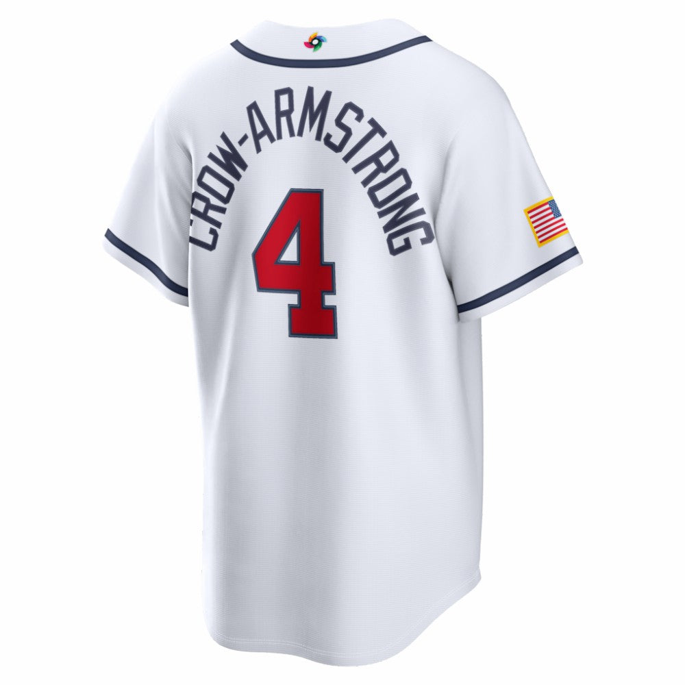 Pete Crow-Armstrong USA Baseball Nike 2026 World Baseball Classic Home Stadium Jersey - MLB Jerseys
