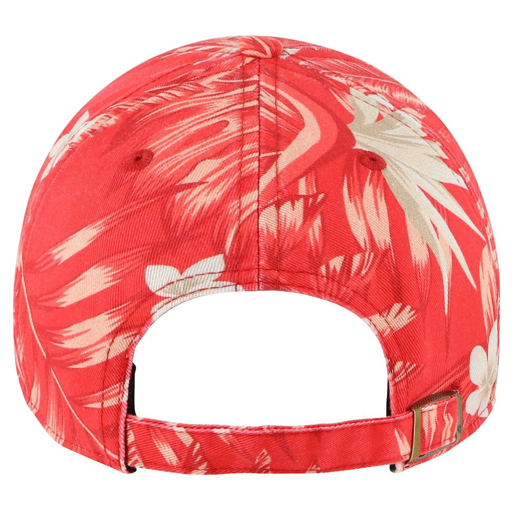 Red Atlanta Hawks '47 Tropicalia Floral Clean Up Adjustable Hat | NBA